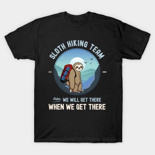 Sloth Hiking Sloth Hiking Team T-Shirt